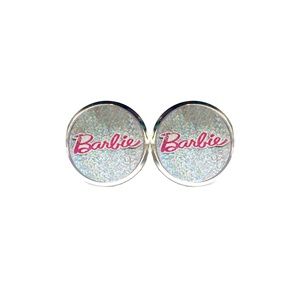 Glitter Barbie Earrings